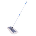 Factory selling foldable cotton cleaning floor mop with two-section telescopic aluminium handle